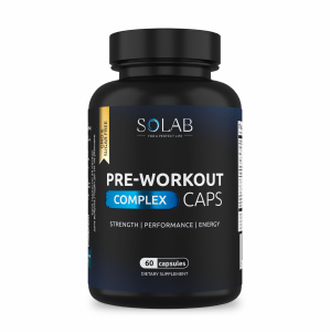 SOLAB / Предтренировочный комплекс Pre-workout CAPS, 60 капсул
