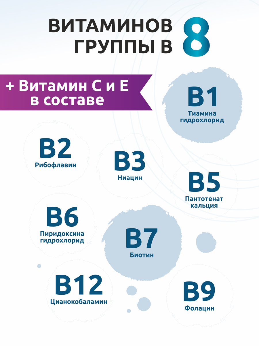 SOLAB / Витамины группы В, 60 капсул