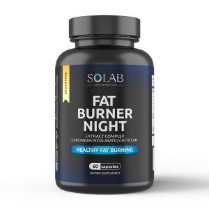 SOLAB / Жиросжигатель ночной FAT BURNER NIGHT для похудения, 60 капсул