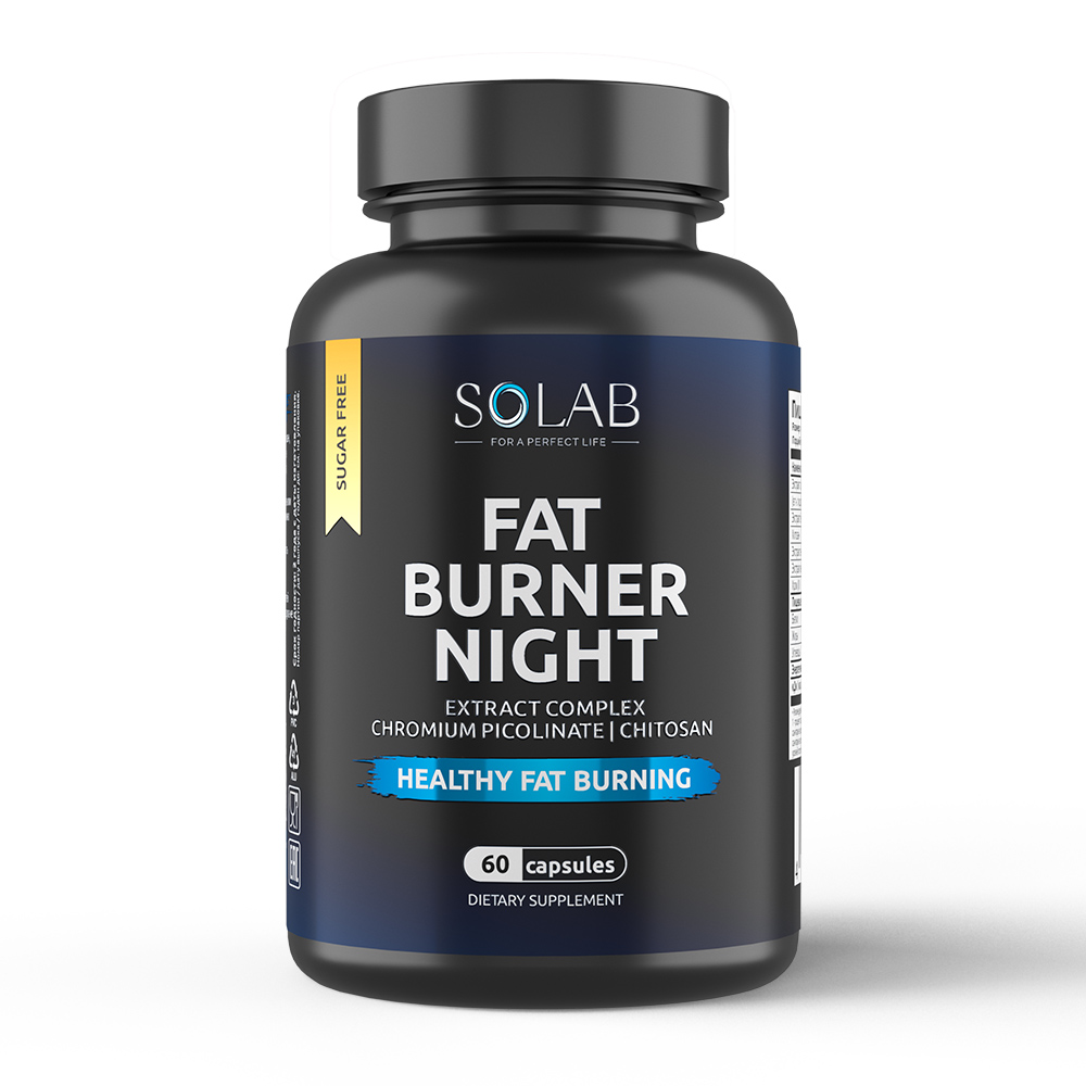 SOLAB / Жиросжигатель FAT BURNER NIGHT ночной для похудения для женщин ...