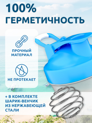 SOLAB / Шейкер 400мл, прозрачный