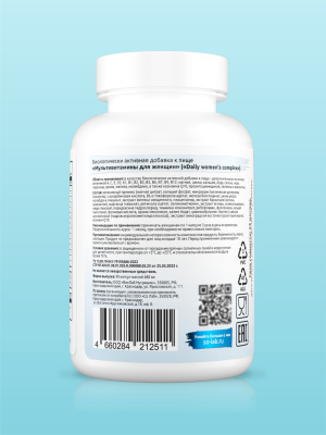 SOLAB / Мультивитамины Daily Women's Complex, 90 капсул