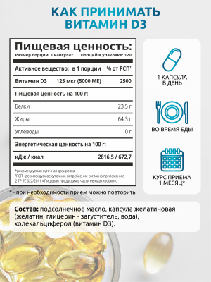 SOLAB / Набор витаминов. Omega-3 90 капсул + Витамин Д3 5000 ME 120капсул + Магний +В6 120капсул + Витамины группы В 60капсул.